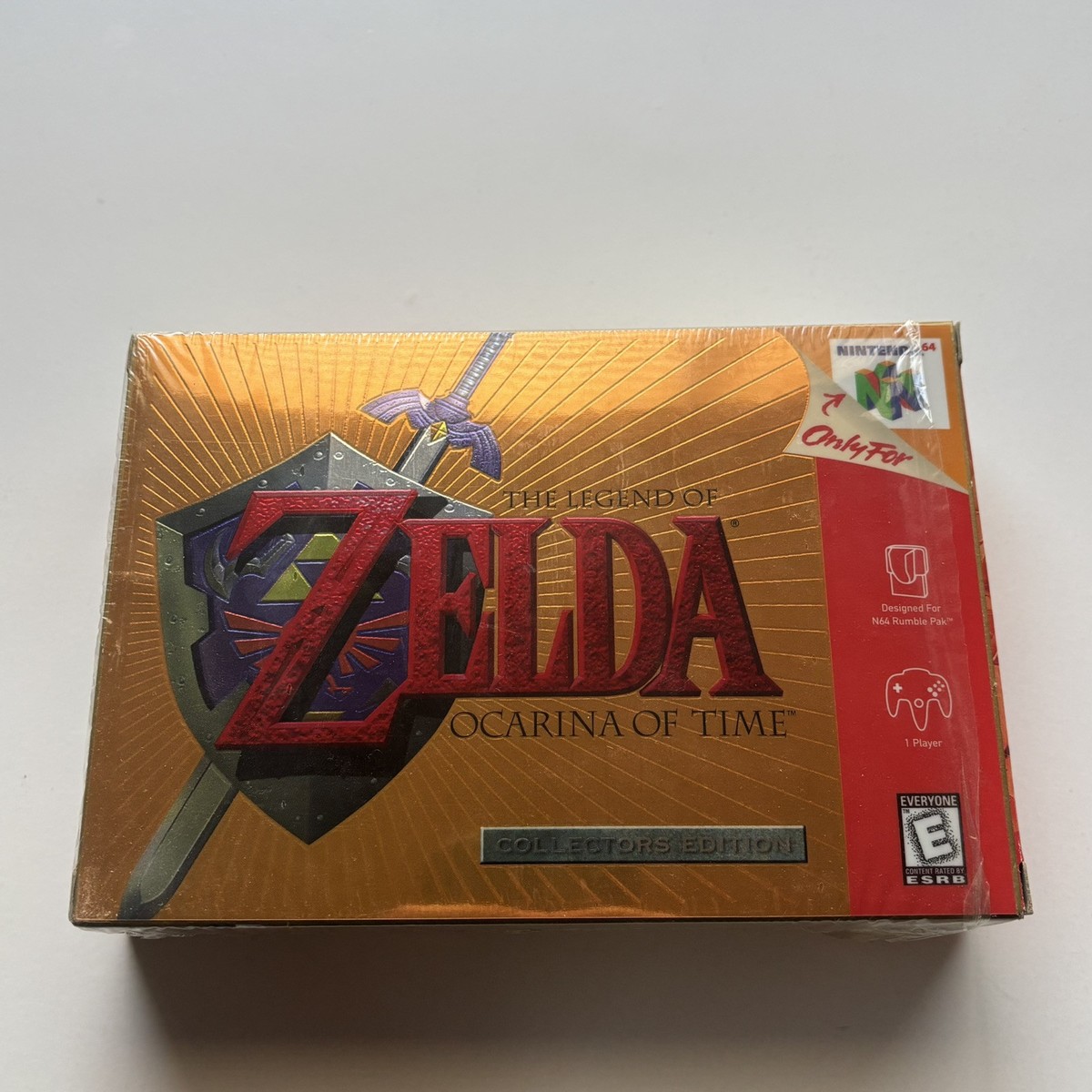 Legend of Zelda Ocarina of Time Gold N64 Nintendo 64 Pre Order