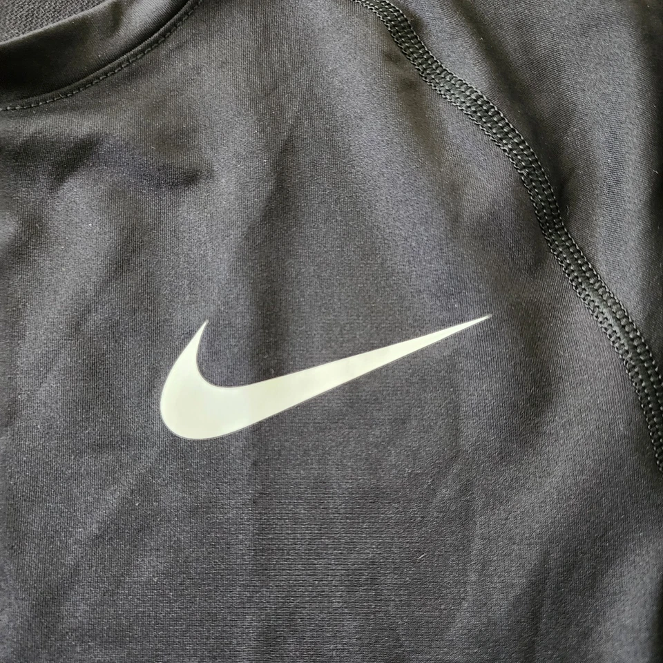 Nike Pro Dri-FIT Long Sleeve Compression Shirt Black Men’s Size Small Slim Fit - Image 3 of 4