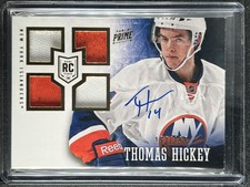 Hickey, Thomas - 2013-14 Prime Hockey - Swatch/Autograph - 153/199