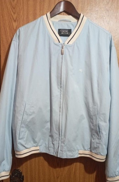 Men Camel Active Jacket Blue Cotton 42 / XL / 50