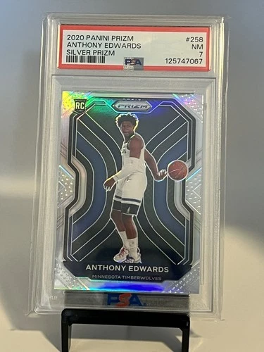 2020-21 Panini Prizm - Anthony Edwards #258 Silver Prizm (RC)