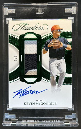 2025 Flawless Kevin McGonigle Prominent Swatch Signatures Patch Emerald Auto #/5