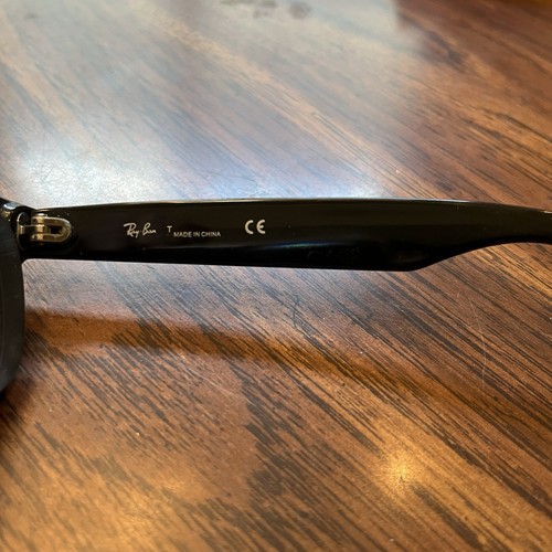 RAY-BAN Eyeglasses FRAMES ONLY RB5184 2000 Shiny Black 50-18-145 - Picture 5 of 9