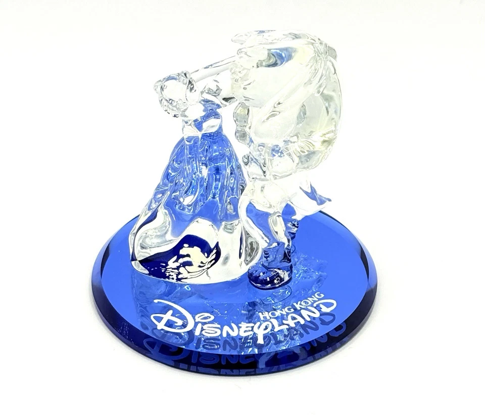Beauty and the Beast Glass Figurine – Hong Kong Disneyland Exclusive Display - image 3 of 4