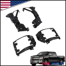 For Silverado 1500 2016-2018 Front Bumper Inner Side Bracket+ Bumper Bracket Set