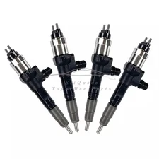 4X 095000-7510 Injector for Kubota M7 Series V6108 Engine M126GX M7131 M135GX