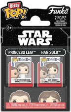 Princess Leia & Han Solo 2-Pack Star Wars: Empire Strikes Back Funko Bitty Pop!