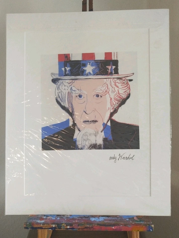 Uncle Sam Andy Warhol Original Print Aus Studio 54 Nummeriert 1071/5000 40x50 CM - Bild 2 von 4