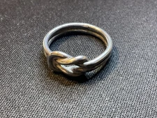 Size 6 925 (Tested Not Marked) Love Knot Ring