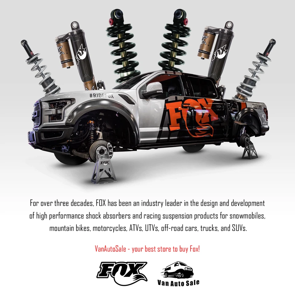 Fox Shocks Kit 2 2-3.5" Lift Front for Jeep Comanche MJ 1986-1992 - Image 4 of 4