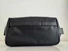 Yves Saint Laurent Mens Black Leather Toiletry Bag