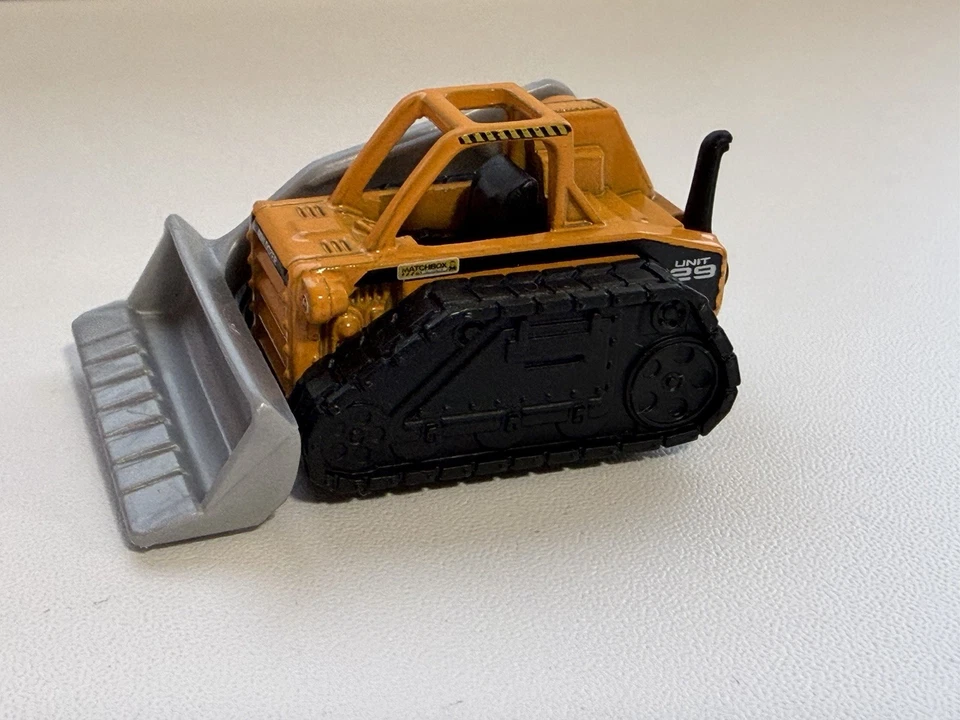 2013 Matchbox "Construction" Mini Dozer™ ORANGE | MH CONSTRUCTION - Image 3 of 4
