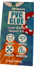 Great Pvc Glue,Pool Liner Patch Kit, Transparent Air Mattress Patch Kit 75 ML.