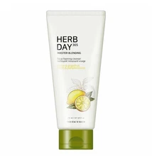 THE FACE SHOP Herb Day 365 Master Blending Facial Foaming Cleanser 170ml #Lemon