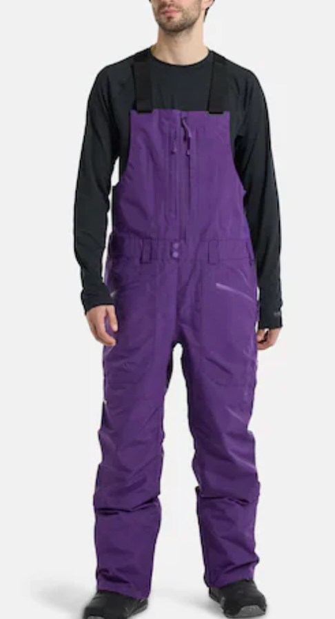 Burton Gore tex スノーボードパンツ パープル BURTON Gore Reserve Mens S Bibs Snowboard/Ski/Winter Pants Gore