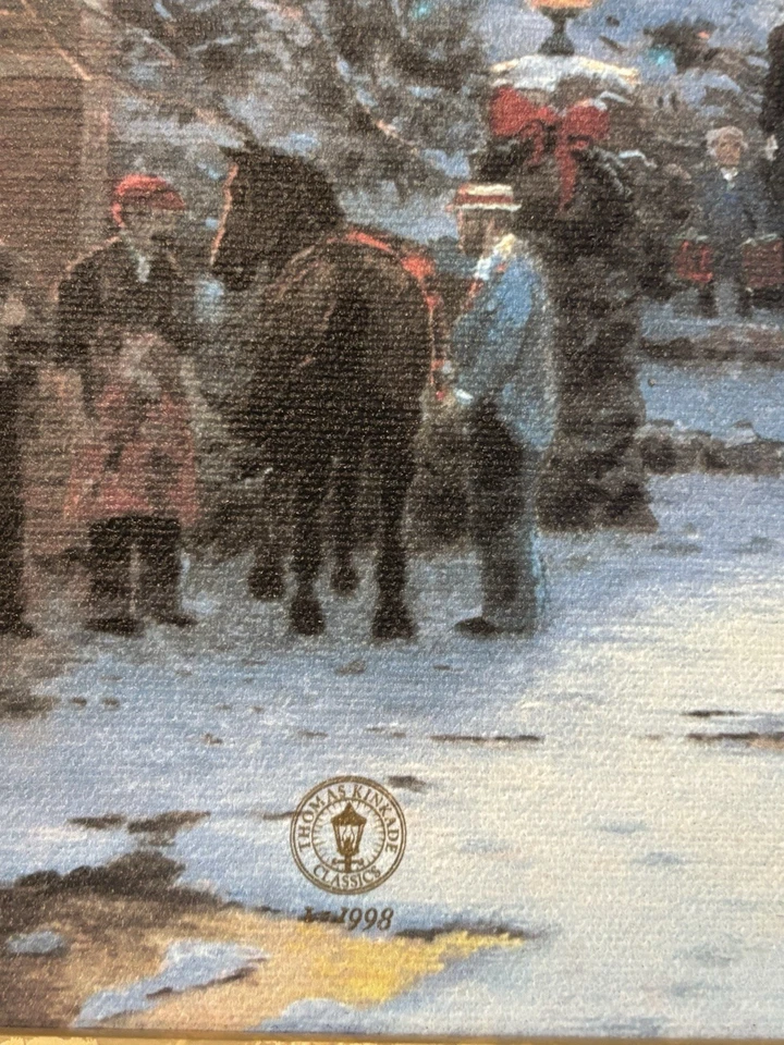 Thomas Kinkade ~ Painter of Light ~ Victorian Christmas II - Certificate On Back - Image 3 of 4