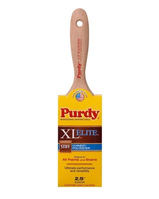 Genuine Purdy XL Elite Sprig Flat 2-1/2'' Paint Brush 144380525
