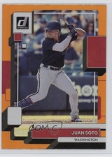 2022 Panini Donruss Variation Holo Orange Juan Soto (Dark Blue Jersey) #225 10c7