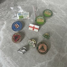 Vintage Collection X10 British enamel badges Busing Driving Etc