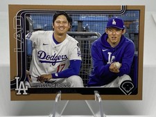 2025 Topps Update Series -Rising Sons - Shohei Ohtani/Sasaki #US269 Gold /2025 