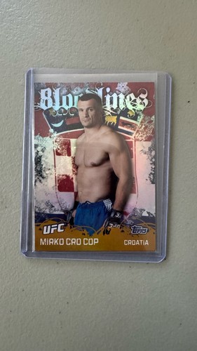 MIRKO CRO COP FILIPOVIC 2010 Topps UFC #BL-7 Bloodlines Croatia Pride MMA