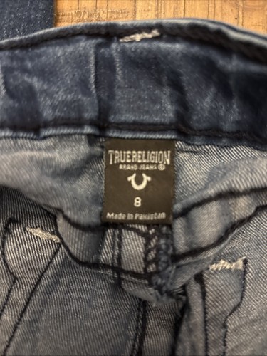True Religion Girls Jeans Size 8 Geno Relaxed Slim - Picture 6 of 9