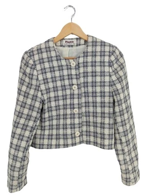 PIMKIE Blazer en tweed Dames Blazer T EU 36 bleu-blanc style décontracté - Photo 1/4
