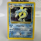 Pokémon TCG Gyarados Base Set Holo Card 6/102 Unlimited Rare LP