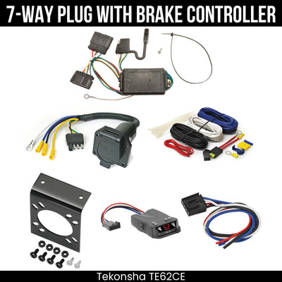 Tekonsha 7-Way + Brake Control For 04-12 Colorado Canyon 06-08 I-Series Pickup