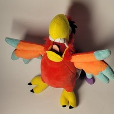 Disney Store Lago Aladdin Jafar Mini Bean Bag Plush Parrot Retired 6"