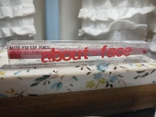 ABOUT FACE Matte Fix Lip Pencil - Talking Backwards - 1.2g - FULL SIZE - NEW