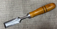 Vintage RUGOL 1” Bevel Edge Chisel.  Made in Sweden Woodworking Carpentry Tool