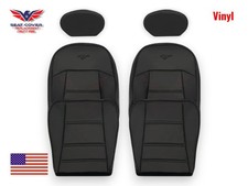 1999-2004 Seat Covers For Mustang V6gt Black Synthetic Leather Front Row 1999-2004 Seat Covers For Mustang V6gt Black Synthetic Leather Front Row