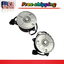2Pcs Radiator Fan Motor For Lexus RX400h 06 07 For Toyota Highlander 16363-20400