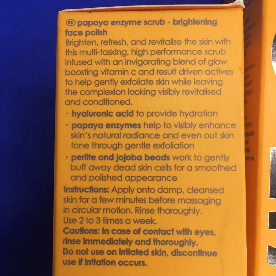 Exfoliante enzimático de papaya Rodial Vit C iluminar y renovar 2,36 oz (lote de 2) Foto 2 de 4