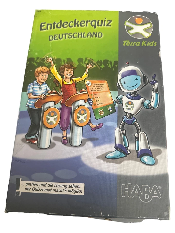 HABA Terra Kids Entdeckerquiz Deutschland Wissensspiel Kinder ab 7