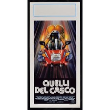 locandina QUELLI DEL CASCO lari Salce poggi Montagnani Panelli moto givogre B186