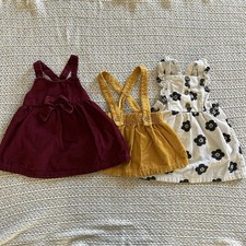 Carter Corduroy Bundle, Baby Girl, 9&12months,  Overall Dress/Skirt, Cozy Fall