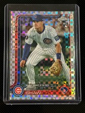 Topps 2025 Chrome Update Matt Shaw X-Fractor Rookie USC135 Chicago Cubs MLB