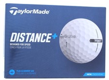 Taylor Made Distance Plus One Dozen White Golf Balls