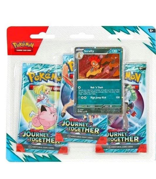 Pokemon Journey Together 3 Pack Blister