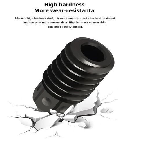 2/3/5pcs 0.4/0.6/0.8mm Hardened Steel Nozzle für Bambu Lab A1/A1 Mini 3D Drucker - Picture 10 of 20