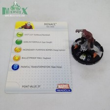 Heroclix Web of Spider-Man set Menace 033 Rare figure w/card 