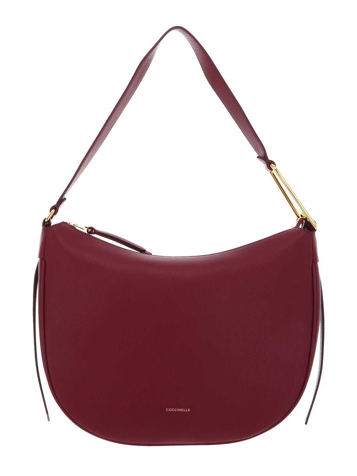 COCCINELLE shoulder bag Handbag Grained Leather Garnet Red
