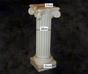  colonne  Ionnique en platre arm  staff  H 100cm D co Art 