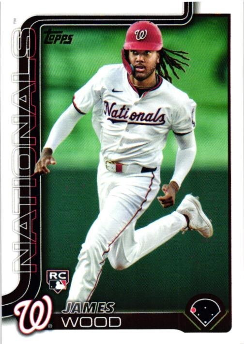 James Wood- Washington Nationals - Rookie- 2025 Topps Series One #181