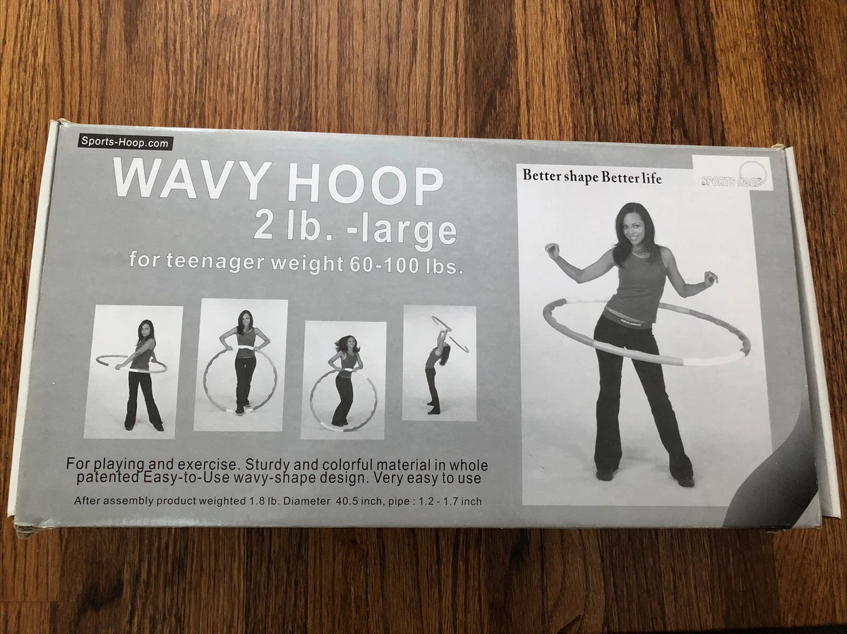 Wavy weighted hula hoop sales