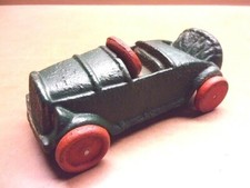 EARLY VINTAGE CAST IRON CONVERTIBLE CAR W/RUMBLE SEAT Unbranded 5 1/2" x 2 3/4"