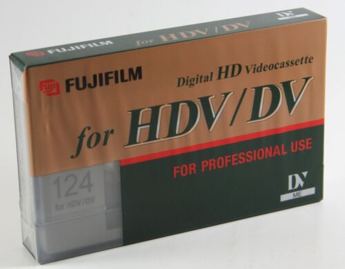 Cassette vidéo FUJIFILM HDV / DV 124 minutes SCELLÉE EN USINE grande - Photo 1 sur 6