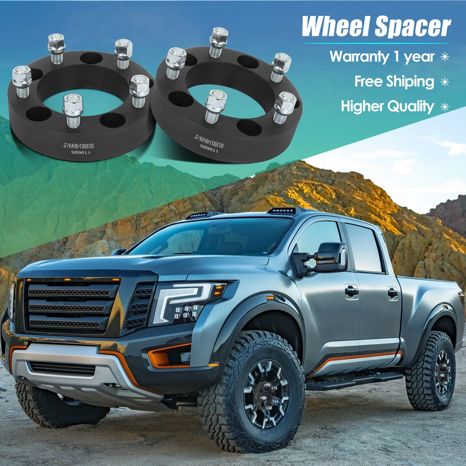 4 piezas espaciadores de rueda 1,5" 5x5,5 para Dodge Ram 1500 Dakota Durango Mitsubishi Raider Foto 2 de 4